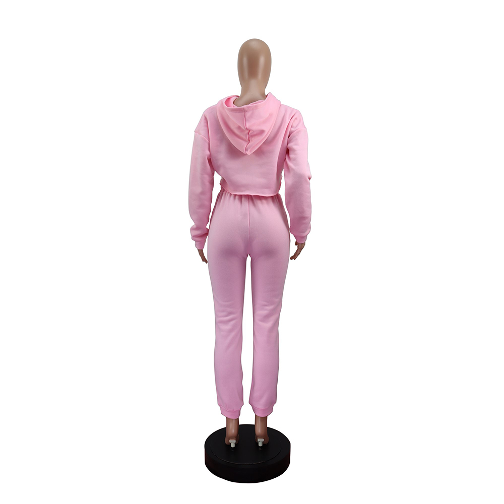 Women's Crop Hoodies Sets